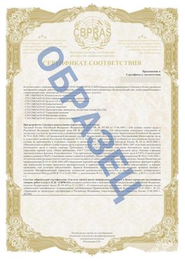 Образец Приложение к СТО 01.064.00220722.2-2020 Рязань Сертификат СТО 01.064.00220722.2-2020 